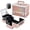 Dazzle Gold, variant on 3-Tier Professional Makeup Train Case with Mirror and Lock, Portable Hard Makeup Organizer Box for Women, 11.8" x 9.1" x 7.1"