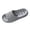 Gray, variant on Mens Shower Slippers Open Toe Drain Holes Quick Dry Non Slip Massage Bathroom Slide Sandals