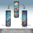 thumbnail image 4 of Highland Home "Bright Sea Turtle" 17 oz. Double Wall Stainless Steel Tumbler w/Lid, 4 of 6
