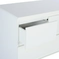 thumbnail image 5 of 6 Drawer Dresser for Bedroom, Tall Chest of Drawers Storage Organizer for Closet,Clothes Storage Tower with Ample Storage Space, White, 5 of 9