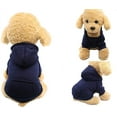 thumbnail image 2 of ZOELNIC Winter Dog Hoodie Sweaters with Pockets Warm Dog Clothes for Small Dogs Coat Clothing Puppy Cat Clothes, 2 of 4