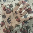 thumbnail image 3 of Vintage Tulle Curtains with Rod Pocket, Drawing of Berry Fruits Tasty Vegetarian Food Organic Eating Garden Theme, Sheer Drape for Wedding Party 2 Panels, 7 Sizes, Multicolor, by Ambesonne, 3 of 3