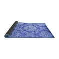 thumbnail image 2 of Ahgly Company Indoor Square Abstract Blue Contemporary Area Rugs, 4' Square, 2 of 4