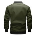 thumbnail image 4 of Mens Jackets Lightweight Sevevn Men's Cotton Lightweight Multi Pockets Zip Front Stand Collar Military Jackets Windbreaker, 4 of 6
