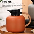 thumbnail image 5 of Yajisi 2L Thermal Coffee Carafe, Stainless Steel Double Wall Vacuum Insulated Bottle, Orange 24H Heat Retention, 8.27x7.87x6.69in, 5 of 11