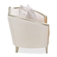 thumbnail image 4 of Michael Amini Villa Cherie Loveseat - Pearl Fabric/Caramel, 4 of 20