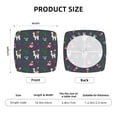 thumbnail image 6 of Fotbe Christmas Party Velvet Stretch Couch Cushion Cover Plush Cushion Slipcover for Chair Cushion Furniture Protector Seat Cushion Sofa Cover-16.9in, 6 of 9
