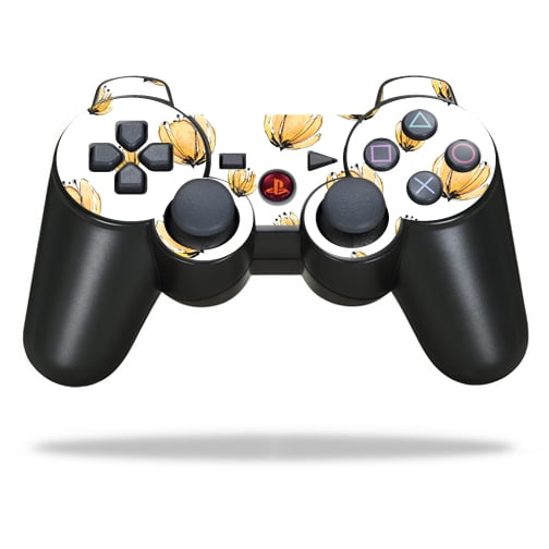 Skin Decal Wrap for Sony PlayStation 3 PS3 Controller Yellow Poppy