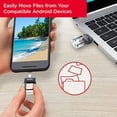 thumbnail image 1 of SanDisk 64GB Ultra Dual Drive m3.0 para dispositivos Android y computadoras - microUSB, USB 3.0 - SDDD3-064G-G46 , Negro, 1 of 2
