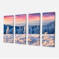 thumbnail image 2 of Amazing Winter Sunrise in Mountains - Large Landscape Canvas Art Print, 2 of 3