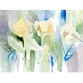 thumbnail image 2 of Loreth, Lanie 24x19 White Modern Wood Framed Museum Art Print Titled - Into the Floral Foothills, 2 of 4