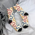thumbnail image 5 of KLL Snake Print Cool Socks Men's Women's Crew Socks Funny Crazy Novelty Stockings, 5 of 6