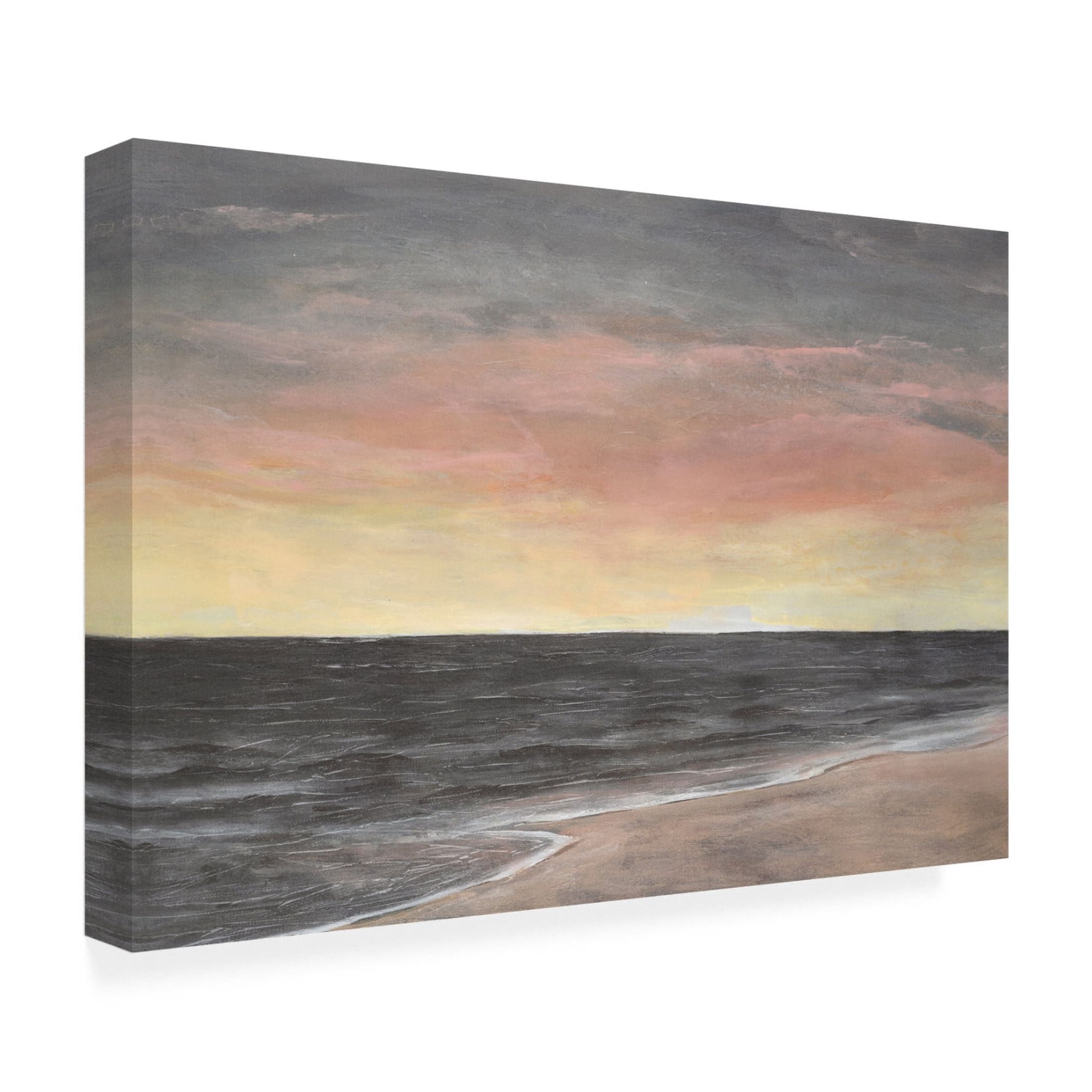 Trademark Fine Art Michael Willett Sunset Beach I Canvas Wall Art