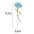 thumbnail image 6 of Grofry Alloy Enamel Carnation Flower Brooch Dripping Oil Process Pin Anti-Rust Brooch Versatile Collar Coat Accessory for Party, 6 of 8