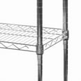 thumbnail image 3 of Shelving Inc. 12" d x 54" w x 96" h Chrome Wire Shelving with 4 Tier Shelves, Weight Capacity 800lbs Per Shelf, 3 of 6