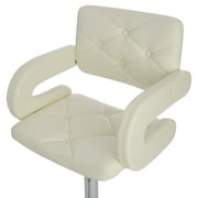Impressions Vanity Vera Diamond Tufted Swivel Vanity Stool with Mirror Finished Base (Pink Velvet)