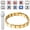 Golden：Bracelets, variant on Italian Charm Bracelet Sets, stainless steel DIY modular bracelet with opening tool, silver & gold, ideal birthday jewelry gifts