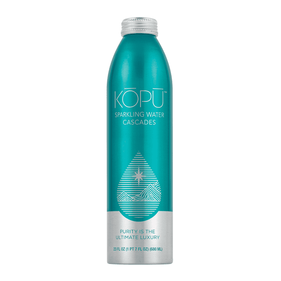 KOPU Water, 23oz Sparkling Water, 12 bottles per case