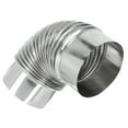 thumbnail image 3 of Tuyau de Cheminée de Poêle en Acier Inoxydable pour Chauffage, Tuyau d'Échappement pour Cheminée et Coude, 3 of 4