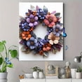 thumbnail image 4 of Custom Purple Floral Name Girl Nursery Canvas Print, Personalized Baby Bedroom Home Wall Decor Art, 4 of 8