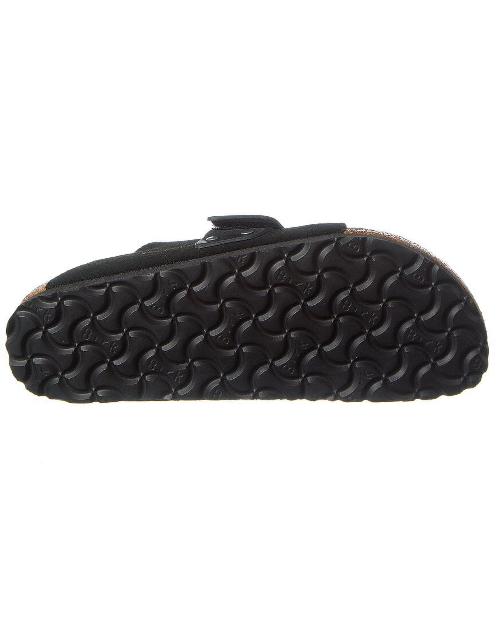 Birkenstock Kyoto Narrow Fit Suede Sandal, 41, Black