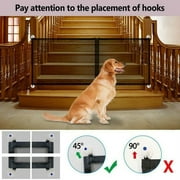 Portable Baby Pets Safety Gate Mesh Fence Net | Indoor Home Kitchen Dog Cat Guard