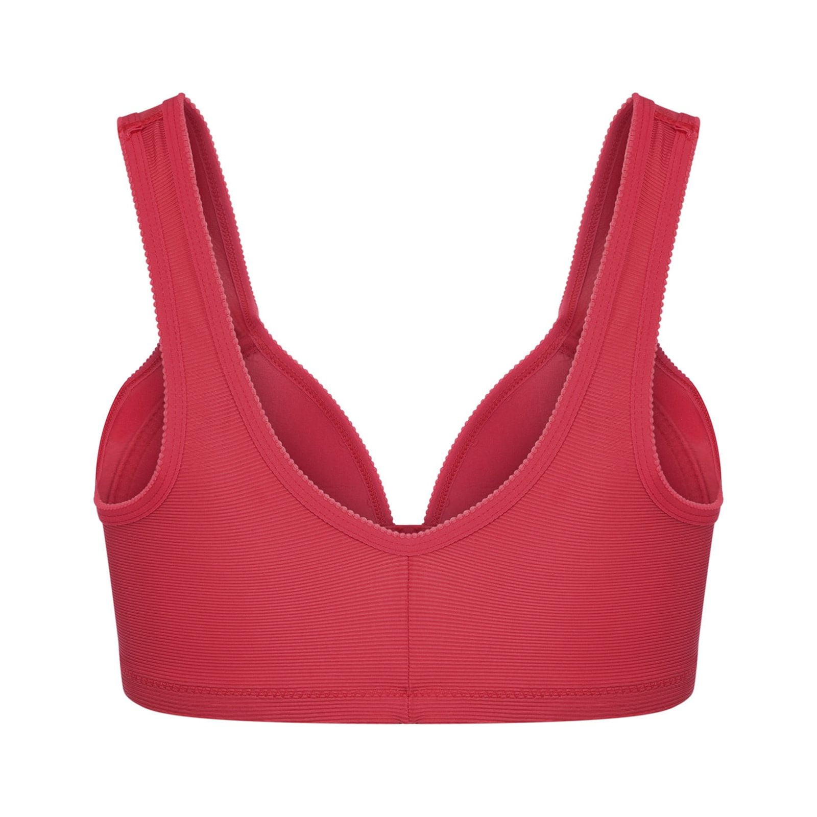 Kddylitq Cloud Bras Smoothing Seamless Full Bodysuit Lingerie Padded Buckle  Balconette Push Up Bra Bralette Placed Plus Size Supportive Push Up  Wireless Smoothing Comfortable Adjustable Bras Red M 