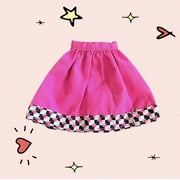Lol Surprise doll OMG Bartz Fashion Pack Doll Skirt Pink A-line Stars Black White Checkered 90s
