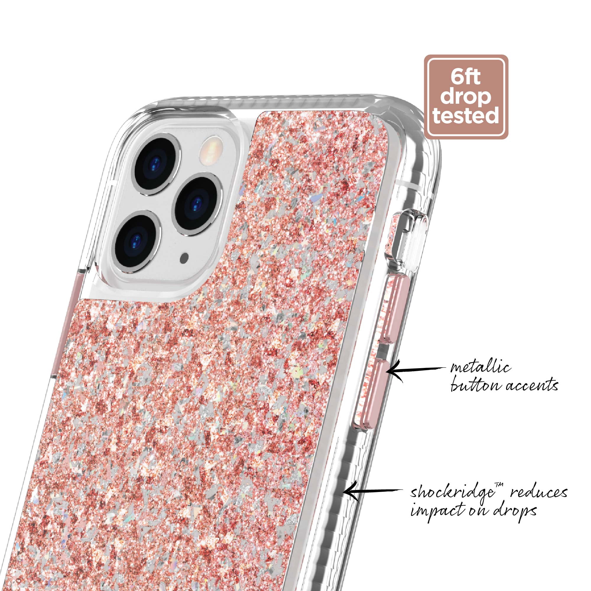 Blush Gold Fleck Phone Case for iPhone 11 Pro