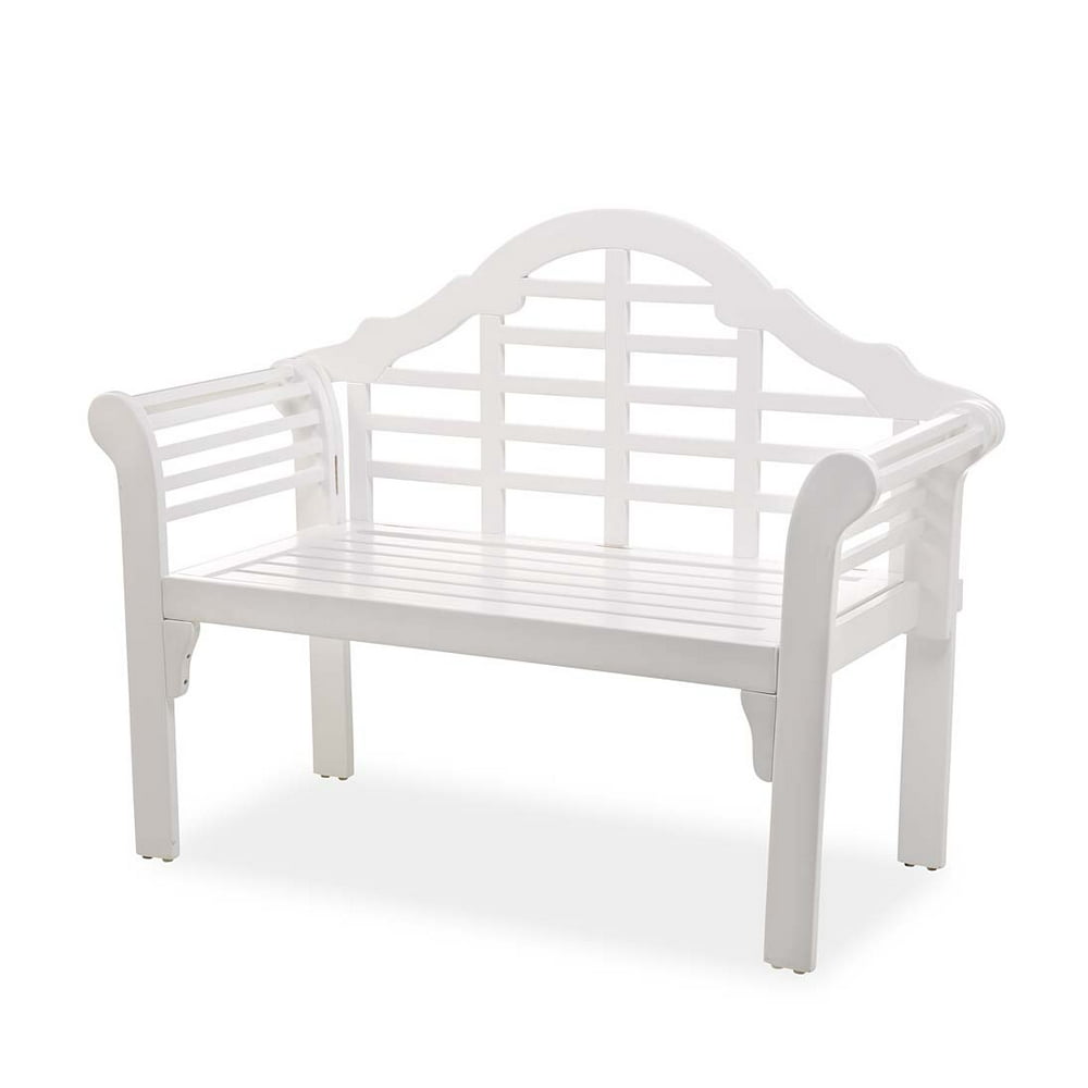 Lutyens Outdoor Garden Bench Folds for Storage - Made of Eucalyptus