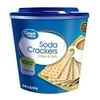 Great Value Soda Crackers 21oz, Plastic Bucket