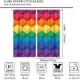thumbnail image 2 of Kids Building Blocks Toy Curtains, Color Constructor Geometric Blocks Abstract Contour Colorful Plastic Brick Print Window Treatments Drapes for Bedroom Living Room Set 2 Panels,84x84 Inches, 2 of 8