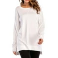 thumbnail image 2 of Vedolay Womens Fall Clothes 2023 Ladies V Neck Business Casual Blouses White,S, 2 of 4