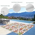 thumbnail image 3 of Gingerbread Man Outdoor Rug for Patio/Deck/Porch, Non-Slip Large Area Rug 5 x 7 Ft, Boys Girls Candy Fruits Star Indoor Outdoor Rugs Washable Area Rugs, Reversible Camping Rug Carpet Runner, 3 of 8