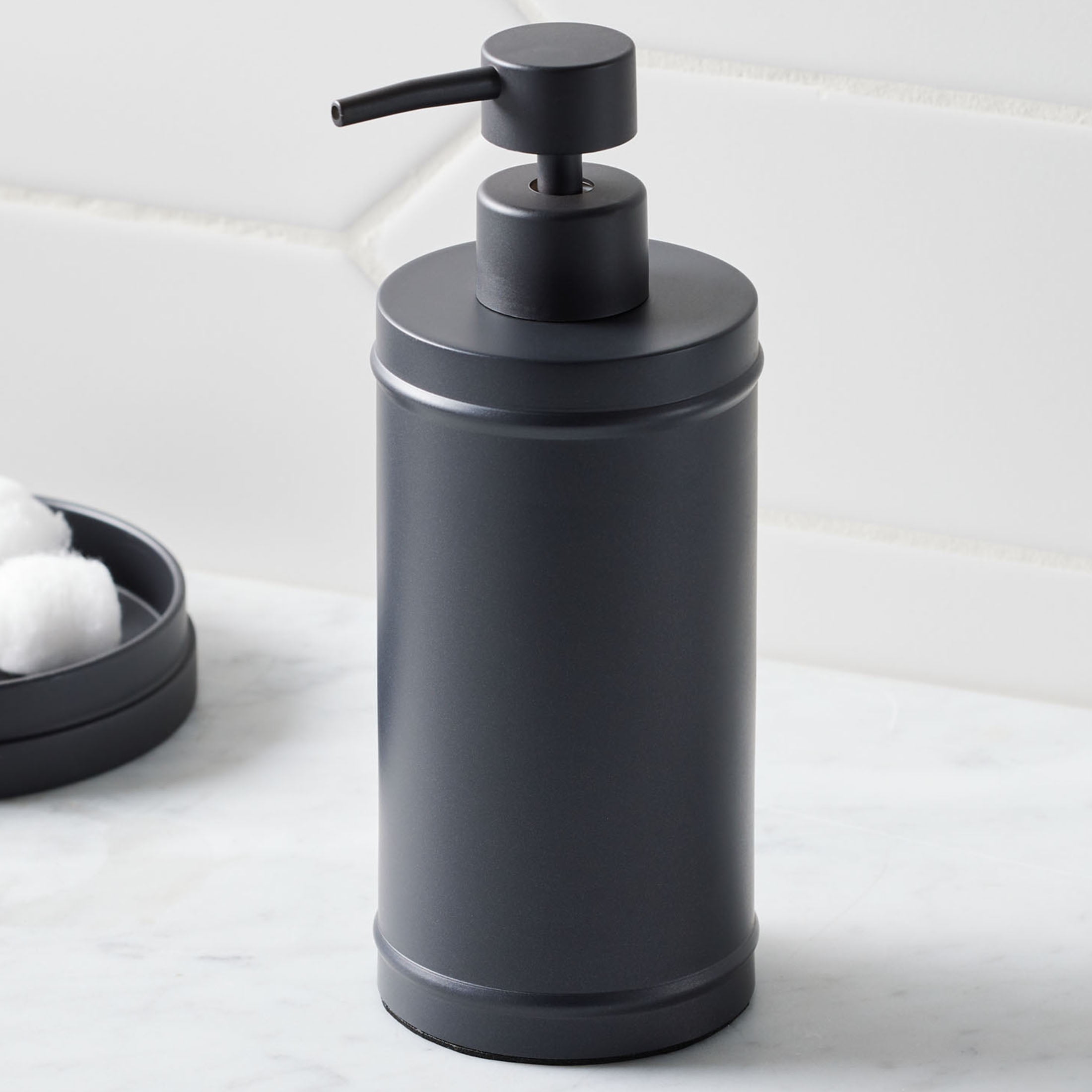Better Homes & Gardens Black Metal Soap Pump