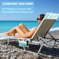 thumbnail image 5 of Tirrinia Lounge Chair Towel Cover with Fitted Top Pocket, DIY Pillow Design (Stuff with Clothes or Towels), Beach Chair Cover for Pool Lounge Chairs, Chaise Lounge Towel Cover, Soft & Quick Dry, 5 of 7