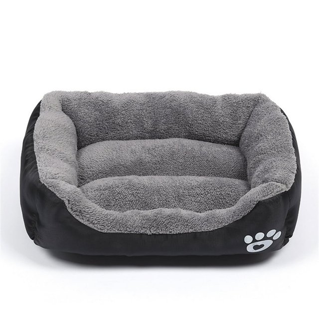MesaSe Large Orthopedic Dog Bed with Anti-Slip Bottom Solid Gray