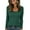 Army Green, variant on Women's Lace Long Sleeve Shirts Ribbed Knit Scoop Neck Slim Fit Tunic Tops Casual Trendy Blouses Going Out Tops