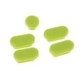thumbnail image 4 of Juego de 5 conectores de protección USB, tapones de cubierta antipolvo para conectores Verde, 4 of 5