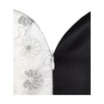 thumbnail image 6 of Sunny Fashion Girls Dress Black White Color Block Asymmetrical Lace Sequin Trim Ruffled Tiered Tulle Modern 5 Years, 6 of 6