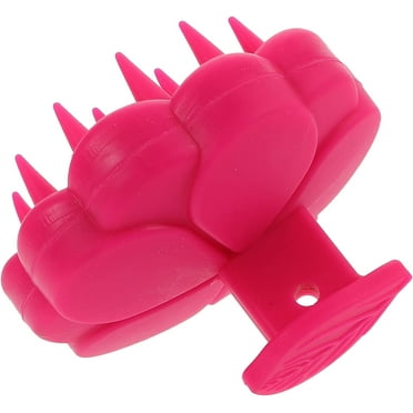 Scalp Care Shampoo Hair Scalp Massager Shampoo Brush Portable Hair Scalp Brush Silicone Hair Scrubber Head Massager Cleaning Brushes for Women Men Silicone Body Scrubber