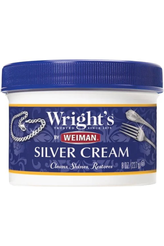 Silver Cleaner and Polish Cream - 8 Oz