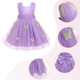 thumbnail image 3 of IBTOM CASTLE Robe de Fête d'Anniversaire pour Bébé Fille Butterfly Broderie Princesse Tulle Tutu Mariage Concours Soirée Bal Robe de Bal, 3 of 4