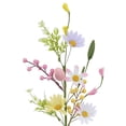 thumbnail image 3 of 2Pcs Easter Daisy & Egg Floral Picks - Artificial Spring Bouquet Stems for Vase, Mantel & Easter Table Decor, 3 of 5