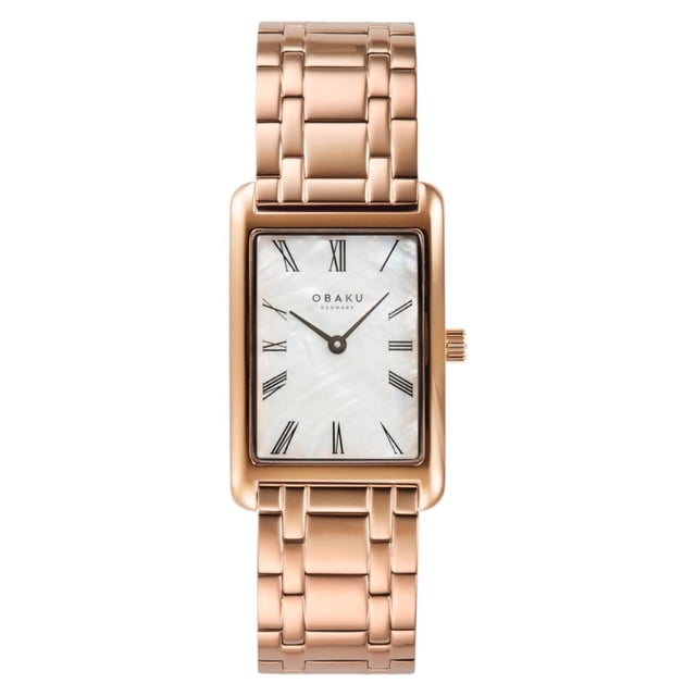 Reloj Obaku Denmark V311LXVWSV LINDE-Oro Rosa