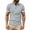 Gray, variant on DagobertNiko Mens Shirts Solid Color Breathable Button Turndown Collar Casual Premium Short Sleeve Summer Top