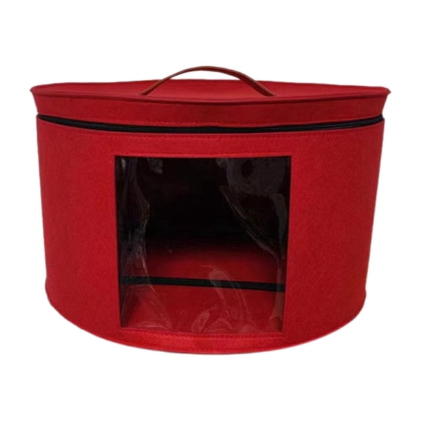 Caja para sombreros, caja para sombreros para viajes, estuche redondo grande para transportar sombreros, organizador de armario decorativo para gorras 50x26cm