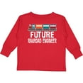thumbnail image 3 of Inktastic Future Railroad Engineer Train Boys or Girls Long Sleeve Toddler T-Shirt, 3 of 5