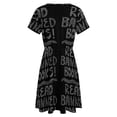 thumbnail image 5 of Read Banned Books Short Sleeve Dress Women Summer Evening Dresses Ladies Sundress, 5 of 7