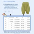 thumbnail image 7 of TTAO Infant Baby Girls Boys Soft Cotton Linen Shorts Bloomers Toddler Summer Breathable Loose Diaper Purple 110, 7 of 7